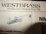 Westbrass NM2K-26 Two-handle Standard Kitchen Faucet In Polished Chrome (auction. Fixed Price $33.00.