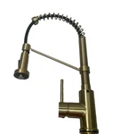 Kraus Bolden Pull Down Kitchen Faucet Brushed Gold KPF-1610BG. Fixed Price $102.81.