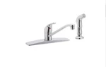 Elkay HD2478CRQ Kitchen Deck Mount Faucet Single Handle With Side Spray Chrome. Fixed Price $2022.99.