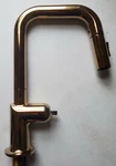 Brizo 63965LF-PGLHP Odin Pull-down Prep Faucet With Square Spout Less Handle. Fixed Price $289.97.