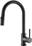 Havin Black Kitchen Faucet With Pull Down Sprayer High Arc Stainless Steel.... Fixed Price $54.59.