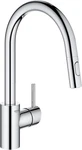 Modern Chrome Pull-down Kitchen Faucet With Sprayer, 1.75 Gpm Flow. Fixed Price $468.99.