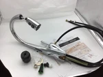 Pfister GT529-IHC Kai Pull-down Kitchen Faucet, 1 Joystick Handle, Polished Chro. Fixed Price $224.50.