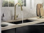 Kohler Conti Pull Down Kitchen Faucet In Vibrant Brushed Brass R32123-2MB New. Fixed Price $135.00.