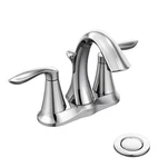 Moen 6410 Eva Two Handle 4-INCH Centerset Bathroom Sink Faucet Chrome Open Box. Fixed Price $80.00.