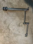 Hansgrohe 04060000 Allegro 16" Tall 2-HANDLE Pot Filler 360-DEGREE Swivel. Fixed Price $180.00.