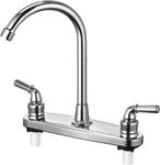 Rv Non-metallic Kitchen Faucet Two HANDLE-8" Main Body-high ARCH-360 Swivel Repl. Fixed Price $26.37.