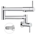 Heyalan Pot Filler 19 Inch Wall Mount Folding Stretchable Kitchen Restaurant Fau. Fixed Price $93.23.