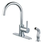 Kingston Brass LS857.DLSP Concord 1.8 Gpm Standard Kitchen Faucet - Chrome. Fixed Price $194.97.