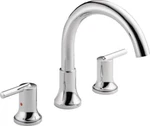 Delta Trinsic Roman Tub Faucet Trim 2-HANDLE Chrome-certified Refurbished. Fixed Price $168.74.