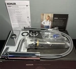 Kohler X Studio Mcgee Castia K-35907-4-CP Bathroom Sink Faucet Polished Chrome. Fixed Price $399.99.