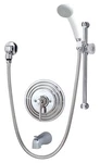 Symmons C-96-400-B30-V-X Chrome/white Temptrol Commercial Tub/hand Shower System. Fixed Price $559.95.