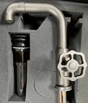 Graff GN-11300-C18-GMD Vintage Single Hole Bathroom Faucet Distressed Gunmetal. Fixed Price $275.00.
