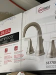 Delta Portwood 8 In. Widespread Bathroom Faucet Brushed Nickel New Sealed Box. Fixed Price $135.00.