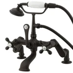 Kingston Brass CC657T Vintage Deck Mounted Clawfoot Tub Filler - Bronze. Fixed Price $1010.72.