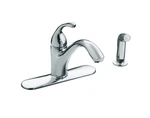 Kohler Forte Polished Chrome Centerset Kitchen Faucet. Fixed Price $102.00.