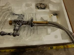 Nuvo ES1761ALLS Elements Of Design Vintage 2-HANDLE Kitchen Faucet Without Spray. Fixed Price $140.00.