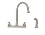 Project Source Kitchen Faucet Stainless Steel Finish 21-K822-PS-SSD. Fixed Price $75.95.