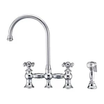 Whitehaus WHKBTCR3-9101-NT Vintage Iii Plus 1.5 Gpm Widespread Chrome. Fixed Price $686.00.