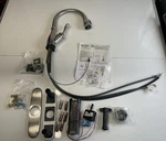 Delta Leland 9178T-AR-DST Brushed Nickel Kitchen Faucet W/ Touch Activation. Fixed Price $149.97.
