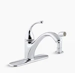 Kohler Forte Kitchen Faucet With Matching Sidespray Polished Chrome 10412-CP. Fixed Price $110.00.
