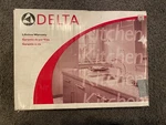 Delta Single Faucet Kitchen W/sprayer Handle Chrome New Open Box. Fixed Price $55.00.