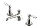Waterworks Easton Classic Low Profile Three Hole Lavatory Faucet In Matte Nickel. Fixed Price $900.00.