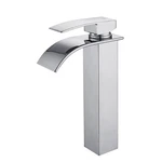Eisen Home Raina 10" Vessel Sink Single Handle Bathroom Faucet, Polished Chrome. Fixed Price $29.95.