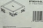 Brizo 4" Square Tile Drain With Dual Grate Installation Less Rough BT062418-GL. Fixed Price $147.24.