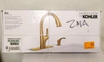 Kohler Avi Compact Kitchen Faucet Vibrant Brushed Moderne Brass K-R27141-SD-2MB. Fixed Price $133.99.