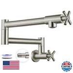 Heyalan Pot Filler 19 Inch Wall Mount Folding Stretchable Kitchen Restaurant Fau. Fixed Price $98.58.