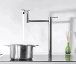 Pot Filler Sumerain Modern High-arc Gooseneck Brushed Nickel S6115N-V2. Fixed Price $69.00.