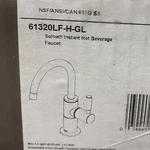 Brizo 61320LF-H-GL Odin Single Hole Instant Hot Faucet Water Dispense, Luxe Gold. Fixed Price $350.00.