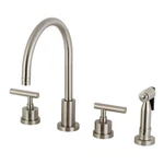 Kingston Brass KS872.CMLBS Manhattan 1.8 Gpm Widespread Kitchen - Nickel. Fixed Price $477.72.