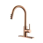 Copper Rose Gold Kitchen Faucet, Sink Pull-down .... Fixed Price $181.78.