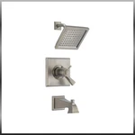 Delta T17T451-SS Dryden Single Handle Tub & Shower Faucet Trim Stainless New. Fixed Price $499.50.