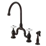 Kingston Brass KS779.PXBS English Country 1.8 Gpm 16-13/16" Bronze. Fixed Price $708.47.