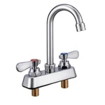 Sepaitek Leak-free Commercial Sink Faucet 4 Inch Center 2 Hole. Fixed Price $94.62.