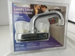 PS7120 Laundry Faucet Non- Metallic Two Handle.. Fixed Price $28.90.