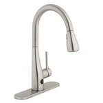 Glacier Bay Nottely Touchless Single Handle Pull-down Kitchen Faucet Stainless. Fixed Price $137.95.