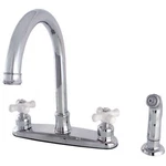 Kingston Brass FB7791PXSP Victorian 8-INCH Centerset Kitchen Faucet With Sprayer. Fixed Price $90.69.