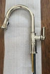 Brizo Artesso Pull-down Prep Faucet 63925LF-PN, Brilliance Polished Nickel. Fixed Price $749.00.