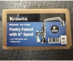 Krowne 16-108L Pantry Faucet With Spout Single Hole, 1/2 Nps Male Inlet. Fixed Price $54.90.