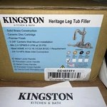 Kingston Brass CC1076T1 Heritage 3-3/8-INCH Center Vintage Leg Tub Filler Chrome. Fixed Price $98.00.