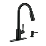 Moen Indi 87090BL High-arc Kitchen Faucet,matte Black *new*. Fixed Price $119.19.