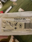 Delta Dryden Lavatory Wall Trim Kit T3551LF-WL Polished Nickel Open Box. Fixed Price $78.88.