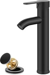 Vessel Sink Faucet Modern Tall Bathroom Single Handle One Hole Stainless. Fixed Price $53.55.