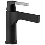 Delta Zura 1 Handle Bathroom Faucet Chrome / Matte Black-certified Refurbished. Fixed Price $318.75.