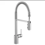 Moen 5923 Chrome Align One-handle Pre-rinse Spring Pulldown Kitchen Faucet. Fixed Price $279.00.