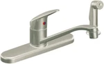 Cleveland Cornerstone Stainless Kitchen Faucet W/ Side Spray - CA40513SL. Fixed Price $75.00.